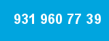 931 960 77 39 931 960 77 39